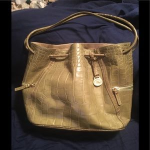 RARE! Vintage green Dee Dee Brahmin bucket bag